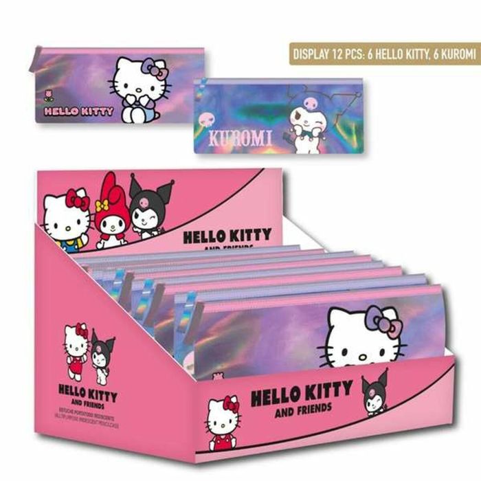Cerdá Estuche Portatodo Iridiscente Hello Kitty Kuromi 6 Cerdá Estuche Portatodo Iridiscente Hello Kitty Kuromi 6