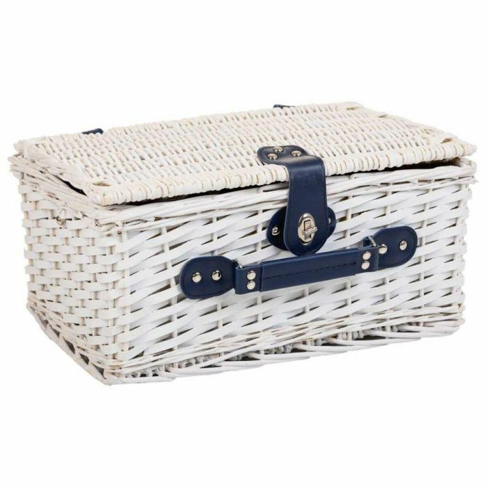 Cesta de Picnic Alexandra House Living Blanco Mimbre 8