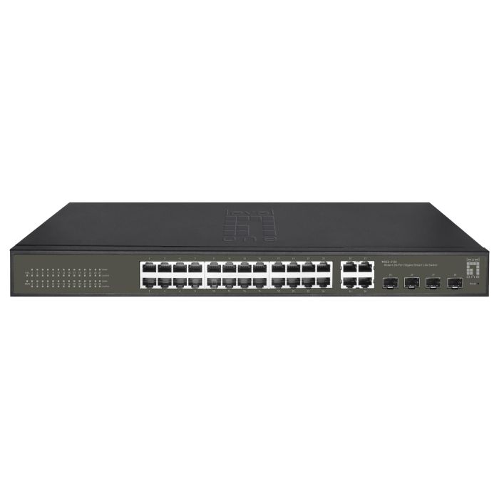 Level One Conmutador Gigabit Smart Lite GES-2128 28 Puertos Gestionable Web 24 RJ45 4 SFP 0 Level One Conmutador Gigabit Smart Lite GES-2128 28 Puertos Gestionable Web 24 RJ45 4 SFP 0