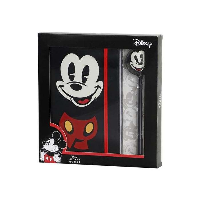 Disney Mickey Mouse Caja Regalo con Diario y Bolígrafo Fashion Face Multicolor
