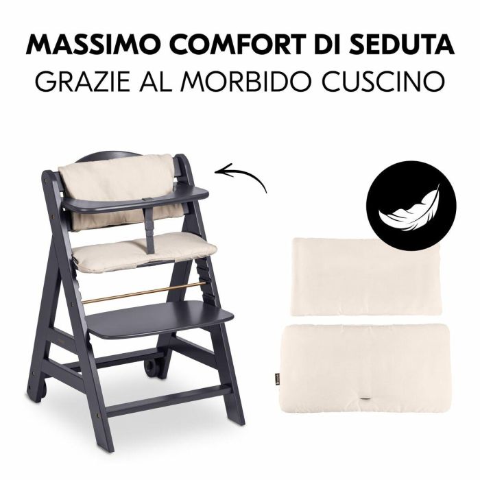 Trona Hauck Marrón Gris oscuro 8
