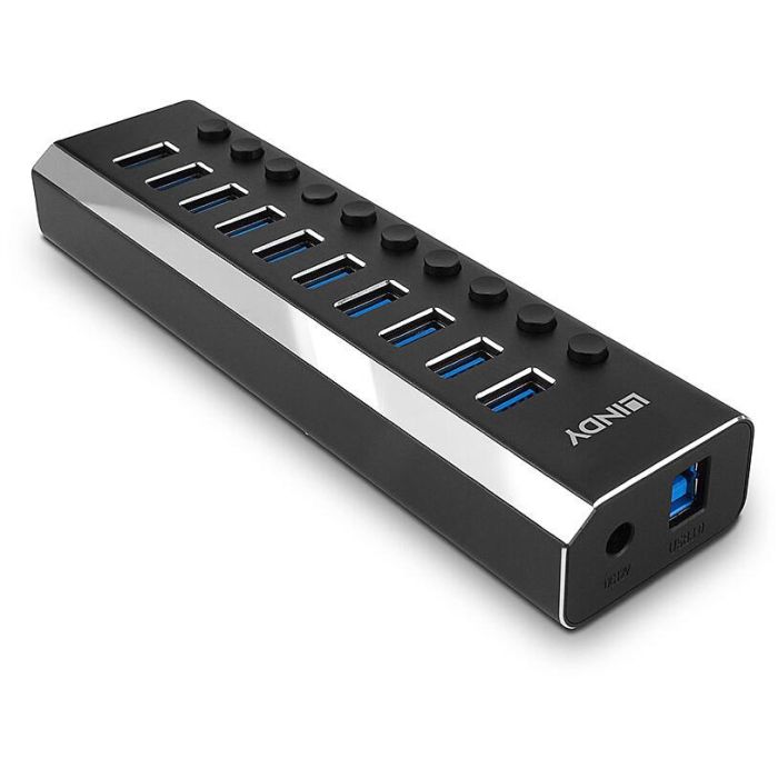 LINDY 10 Port USB 3.0 Hub mit Ein-/Ausschaltern 1 LINDY 10 Port USB 3.0 Hub mit Ein-/Ausschaltern 1