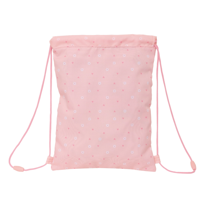 Bolsa Mochila con Cuerdas Safta Bunny Rosa 26 x 34 x 1 cm 1