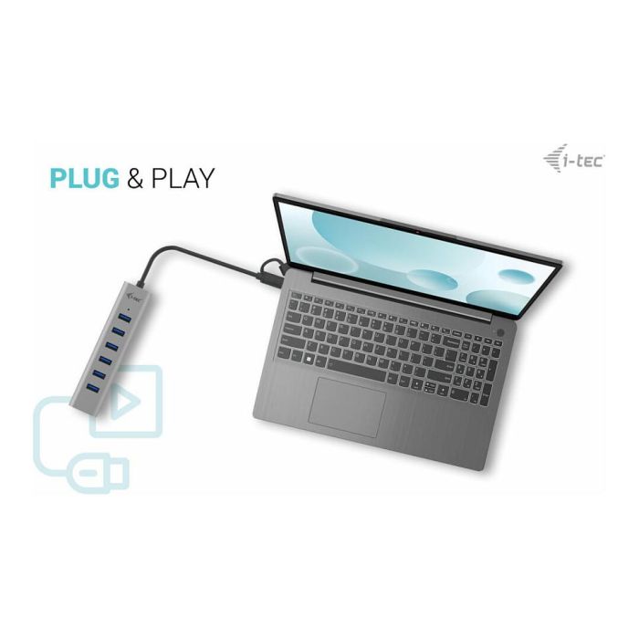 Hub USB i-Tec C31HUBMETAL703