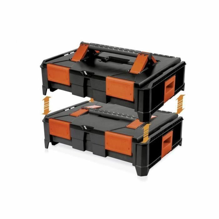 Tood TOO4009292796604 Maletín profesional encajable ABS 46 x 34 x 14 cm 4 Tood TOO4009292796604 Maletín profesional encajable ABS 46 x 34 x 14 cm 4