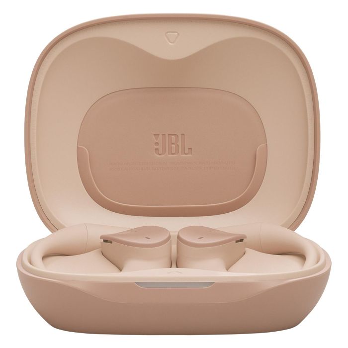 JBL Sense Lite Auriculares Inalámbricos Bluetooth 5.4, IP54, 8h Autonomía, Carga USB-C, Micrófono, Color Beige 2