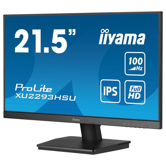 Iiyama Monitor XU2293HSU-B7 21.5" FHD IPS 100Hz 1ms HDMI/DP HUB USB Altavoces Negro 5