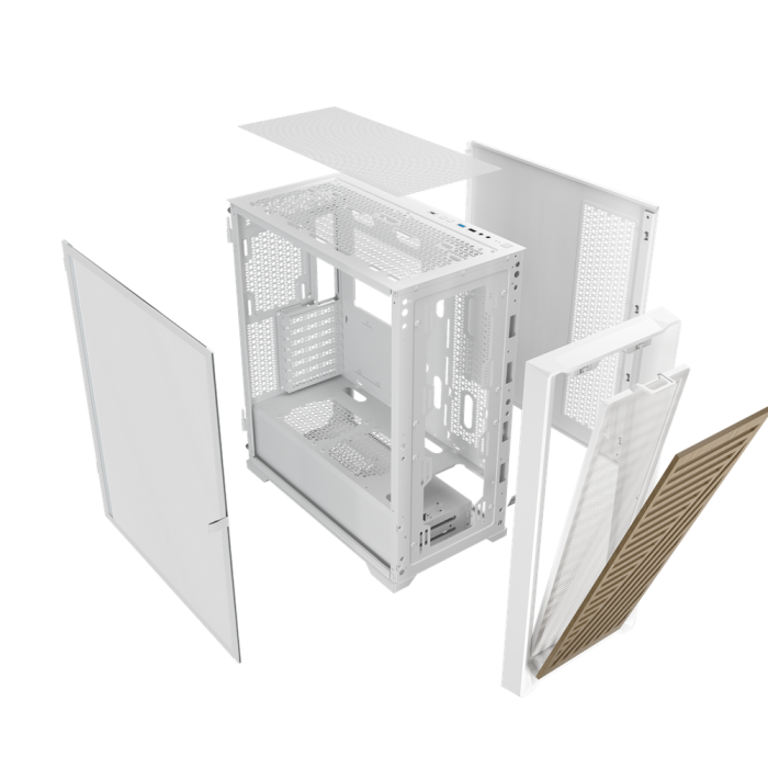 Phoenix Caja PC Gaming Artisan Noble con frontal de madera y lateral de cristal templado 8