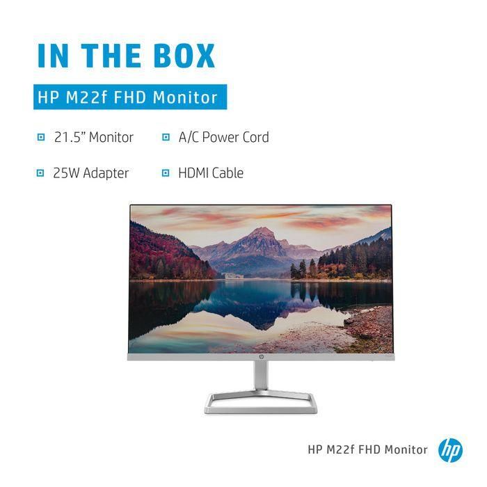 HP M22f Monitor FHD de Alta Definición, Gran Pantalla para Productividad y Entretenimiento, Diseño Ergonómico y Sostenible 2 HP M22f Monitor FHD de Alta Definición, Gran Pantalla para Productividad y Entretenimiento, Diseño Ergonómico y Sostenible 2
