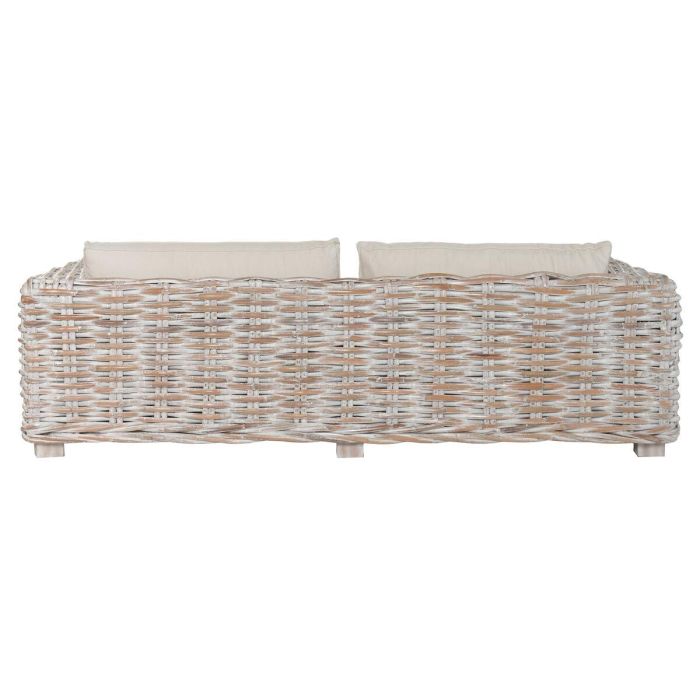 DKD Home Decor Indo 2c25 Sofá Balinés Bicolor Ratán 103 x 64 x 220 cm Set de 4 con Cojines 1 DKD Home Decor Indo 2c25 Sofá Balinés Bicolor Ratán 103 x 64 x 220 cm Set de 4 con Cojines 1
