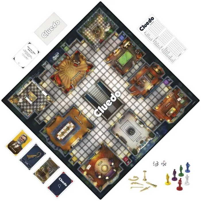 Hasbro Gaming HAS5010994207205 Cluedo Classic Refresh Juego de mesa de reflexión y estrategia Nueva versión 8 años Hasbro Gaming HAS5010994207205 Cluedo Classic Refresh Juego de mesa de reflexión y estrategia Nueva versión 8 años