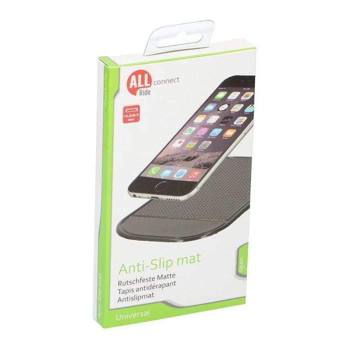 All Ride Alfombrilla Antideslizante Negra PL. 14,2 x 8,3 cm Goma Elástica 2