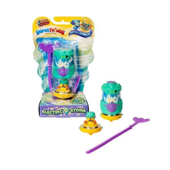 Magic Box Superthings Battle Spinners de Plástico | Pack 1 Spinner y 1 Superthing Exclusivo | Modelos Surtidos | Edad 4-9 Años 0 Magic Box Superthings Battle Spinners de Plástico | Pack 1 Spinner y 1 Superthing Exclusivo | Modelos Surtidos | Edad 4-9 Años 0