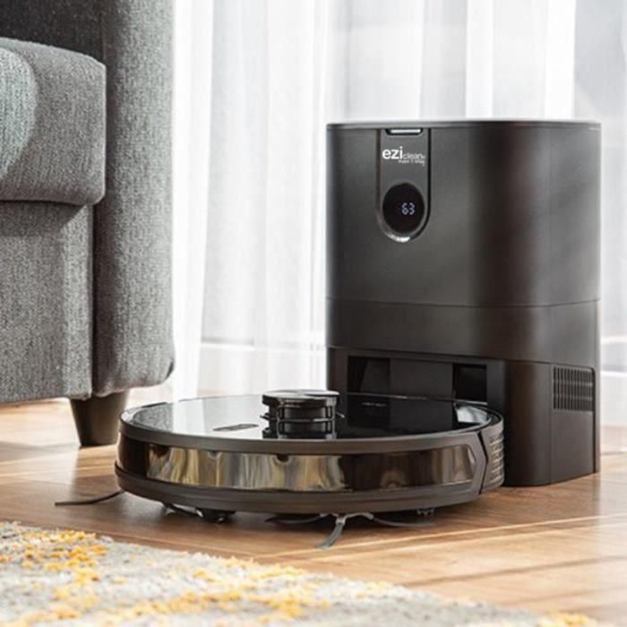Eziclean I-Bot Z7 Smart Robot Aspirador y Mopa Conectado con Base de Succión, 240 min, 3Kpa, 300m² 1