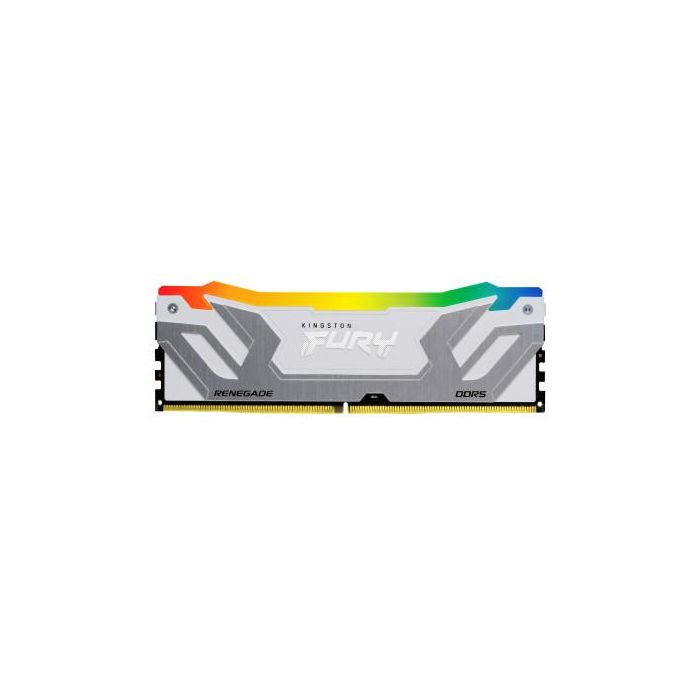 Kingston KF584CU40RWAK2-48 Memoria RAM 48GB (2x24GB) DDR5 8400MT/s CL40 Fury Renegade RGB White XMP para PC