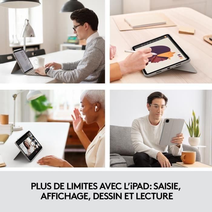 Funda con Teclado Desmontable - LOGITECH - Combo Touch - Para iPad Pro de 11 pulgadas (1.ª, 2.ª, 3.ª y 4.ª generación) - Color Arena 1 Funda con Teclado Desmontable - LOGITECH - Combo Touch - Para iPad Pro de 11 pulgadas (1.ª, 2.ª, 3.ª y 4.ª generación) - Color Arena 1
