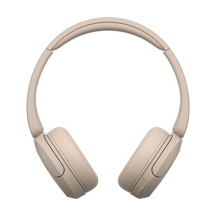 Sony WH-CH520 Auriculares inalámbricos con Micrófono Bluetooth Multipunto, 50h Batería, DSEE, Ligeros, Beige 1