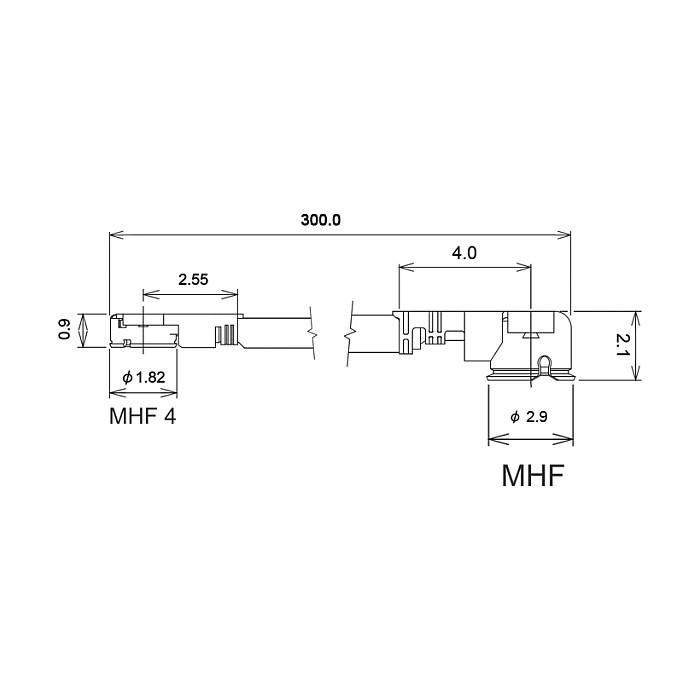 DeLOCK Cable de Antena 89649 0.3m, Conector I-PEX MHF a MHF IV HSC MXHP32, 1.13mm 50Ω, Negro/Oro 2