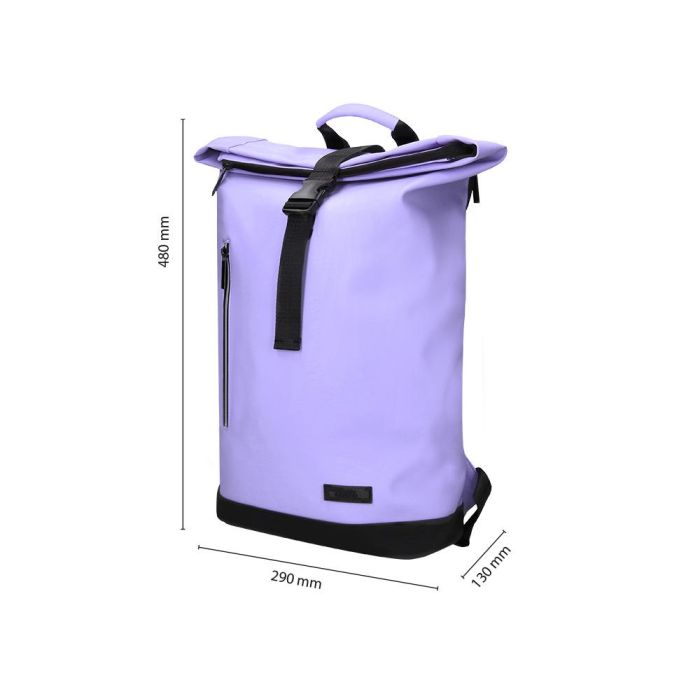 Cartera Antartik Mochila Waterproof Enrollable Diseño Casual Color Lavanda 480x130x280 mm 1