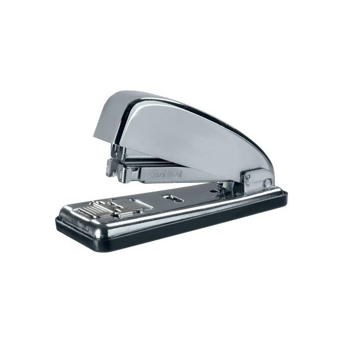 Petrus Grapadora 226C cromada 30 hojas, metálica, antiatascos, carga frontal, tecnología PGT