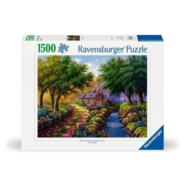 Ravensburger-Puzzle 1500p-Casa rural junto al río-Adultos y niños a partir de 14 años-Puzzle de calidad premium 80x60cm-12000735 1