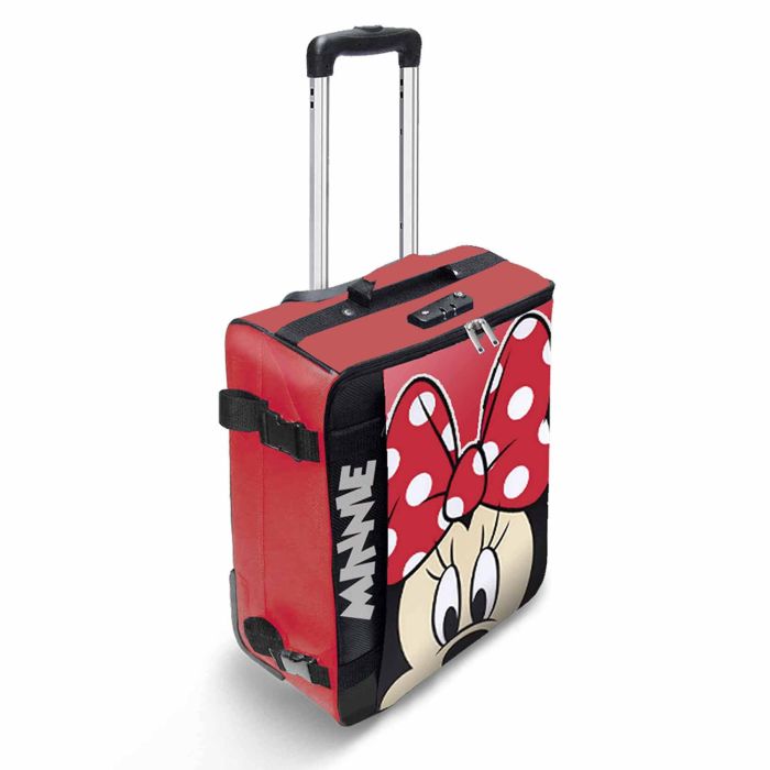 Maleta de Cabina Plegable Curious Disney Minnie Mouse Rojo