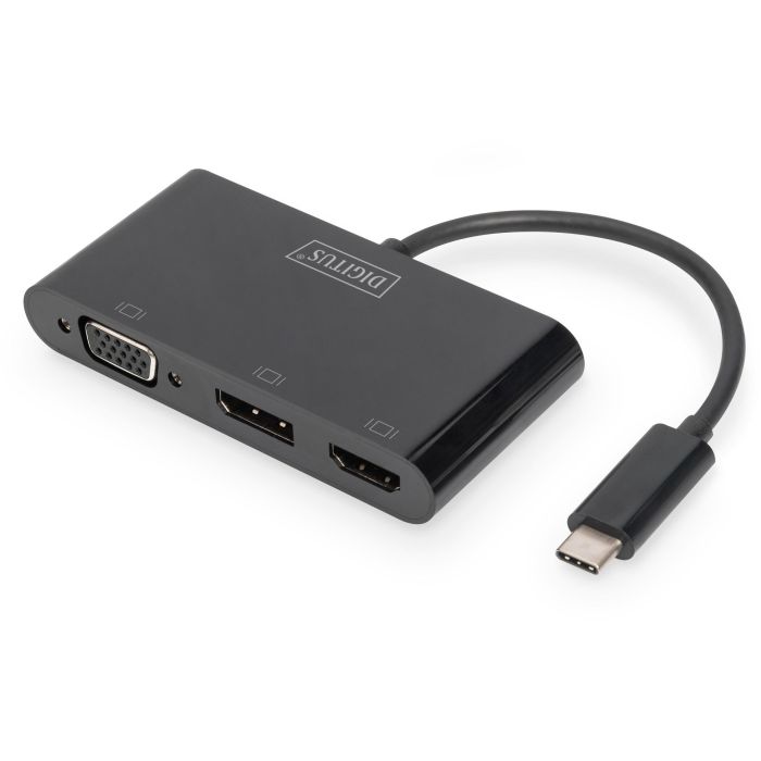 Digitus Adaptador Gráfico USB-C a Display Port/HDMI/VGA 0 Digitus Adaptador Gráfico USB-C a Display Port/HDMI/VGA 0