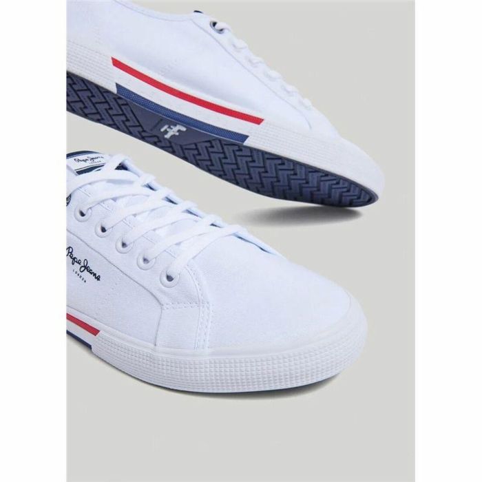 Zapatillas Casual Hombre Pepe Jeans Brady Men Basic Blanco 1