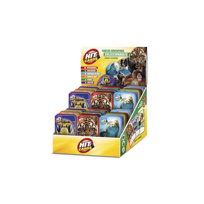 Juego Imagiland Display Hit Cards Caja Metalica (18 Uds)