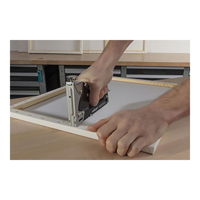 Wolfcraft Tacocraft 7 Grapadora Profesional Doméstica Metálica para Grapas 4-14 mm Incluye 1000 Grapas 8 mm 2