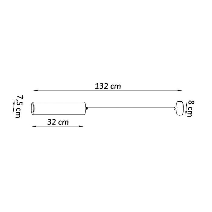 Lámpara Colgante Nancy SOL-SL.0843. Diseño Cilíndrico Estrecho Minimalista. Ideal para Oficina, Mesa Comedor o Isla de Cocina. 3 Lámpara Colgante Nancy SOL-SL.0843. Diseño Cilíndrico Estrecho Minimalista. Ideal para Oficina, Mesa Comedor o Isla de Cocina. 3
