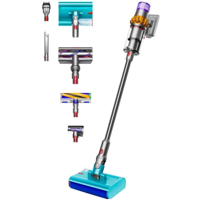 Dyson V15s Detect Submarine Aspiradora Escoba 2 en 1 Seca y Húmeda, Sin Bolsa, Níquel/Azul, 60 min Autonomía, 240 AW 0 Dyson V15s Detect Submarine Aspiradora Escoba 2 en 1 Seca y Húmeda, Sin Bolsa, Níquel/Azul, 60 min Autonomía, 240 AW 0