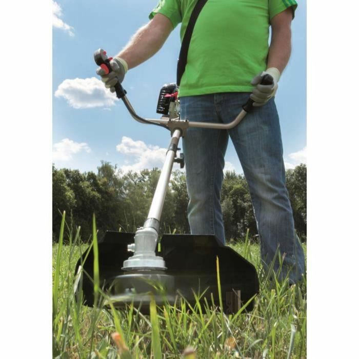 Scheppach BCH3300-100PB Desbrozadora de Gasolina 32,6 cm³ con Carrete y Arnés de Hombro