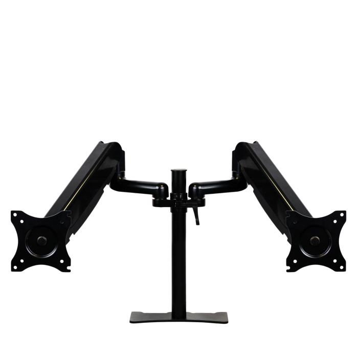 Phoenix technologies Brazo Articulado Doble Soporte Monitor Ajustable con Amortiguador de Gas, Doble Fijación, VESA 75/100mm 2