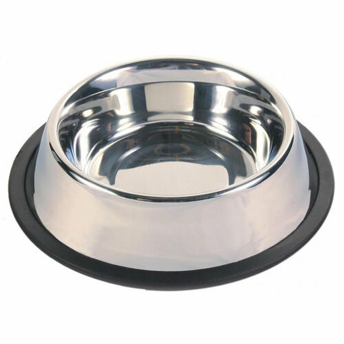Comedero para Mascotas Trixie Acero Inoxidable 2,8 L Plateado 1 Comedero para Mascotas Trixie Acero Inoxidable 2,8 L Plateado 1