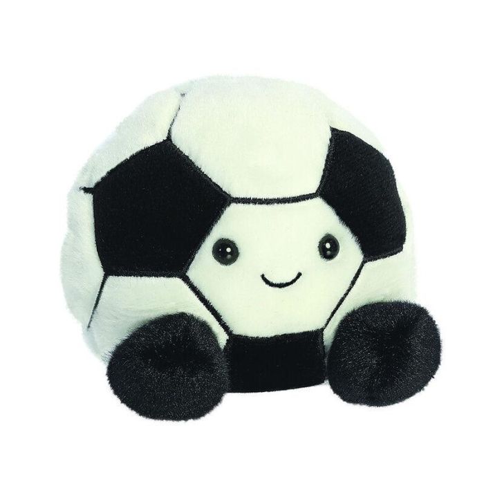 Aurora Palm Pals - Peluche de Pelota de Fútbol, Suave y Abrazable, 13 cm 1