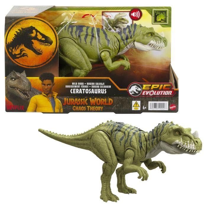 Jurassic World - Ceratosaurus Fierce Roar - Figura de acción HTK74 Jurassic World - Ceratosaurus Fierce Roar - Figura de acción HTK74