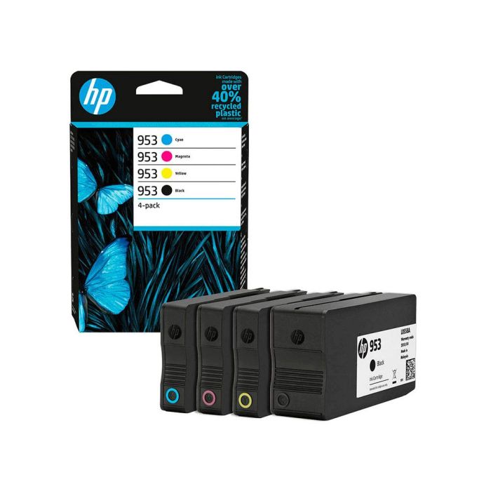 Hp Tinta Bk, C, M, Y, Officejet Pro 7700, 8200, 8700 Series - Nº 953 *Pack De 4* 2