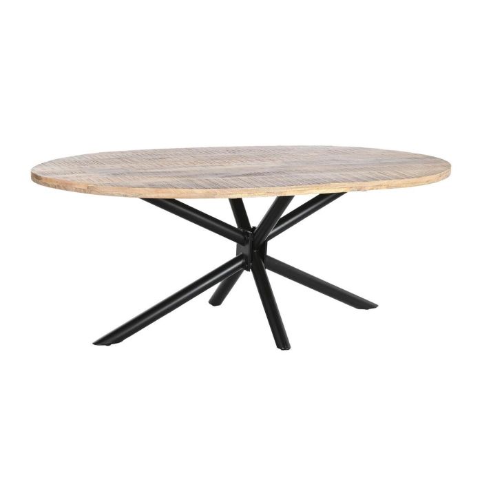 Mesa de Comedor DKD Home Decor Natural Negro Metal Madera de mango 200 x 100 x 76 cm 0 Mesa de Comedor DKD Home Decor Natural Negro Metal Madera de mango 200 x 100 x 76 cm 0