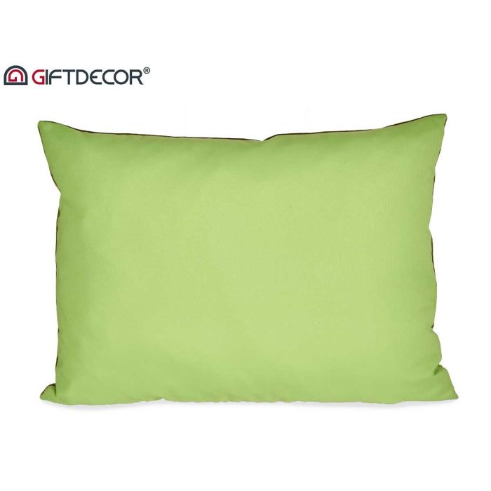 Cojín de terciopelo verde 60x45 cm - Giftdecor (6 Unidades) 2 Cojín de terciopelo verde 60x45 cm - Giftdecor (6 Unidades) 2