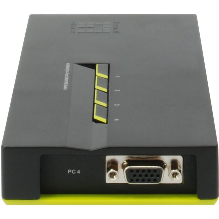 KVM Switch 4-Fach | VGA + 2xUSB Level One 5 KVM Switch 4-Fach | VGA + 2xUSB Level One 5