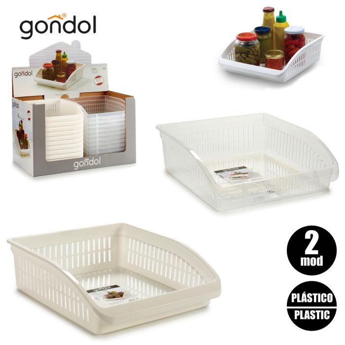 Organizador de Cocina Blanco Gondol 26x8.5x29 cm - Plástico (24 Unidades) 3