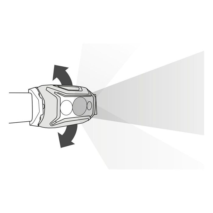 Petzl ACTIK CORE Linterna frontal recargable verde con batería CORE, 625 lm máx., LED, IPX4, 88 g