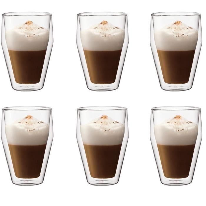 Bodum BOD0699965256753 Juego de 6 Vasos Térmicos Titlis Doble Pared 0,35 L Transparente Bodum BOD0699965256753 Juego de 6 Vasos Térmicos Titlis Doble Pared 0,35 L Transparente