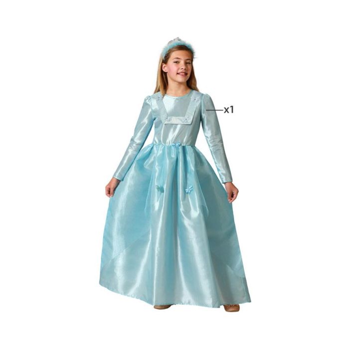 Disfraz Princesa Azul Niña Infantil Mariposas 10-12 Años Disfraz Princesa Azul Niña Infantil Mariposas 10-12 Años