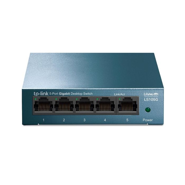 TP-Link LS105G Switch de Escritorio LiteWave 5 Puertos RJ-45 10/100/1000Mbps No Gestionable Plug & Play Carcasa Metálica 0 TP-Link LS105G Switch de Escritorio LiteWave 5 Puertos RJ-45 10/100/1000Mbps No Gestionable Plug & Play Carcasa Metálica 0
