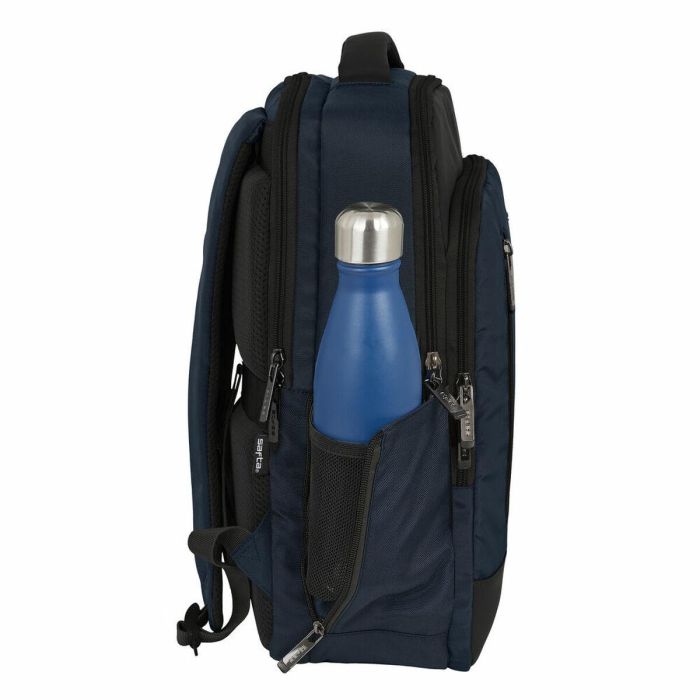 Mochila para Portátil y Tablet con Salida USB Safta Business Azul oscuro (29 x 44 x 15 cm) 4