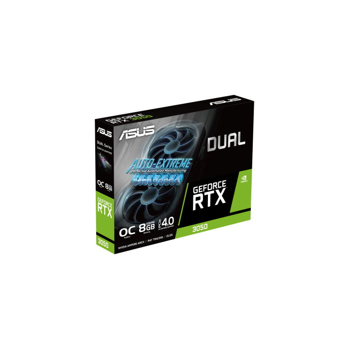 ASUS Dual -RTX3050-O8G-V2 Tarjeta Gráfica NVIDIA GeForce RTX 3050 8 GB GDDR6 PCI Express 4.0 11 ASUS Dual -RTX3050-O8G-V2 Tarjeta Gráfica NVIDIA GeForce RTX 3050 8 GB GDDR6 PCI Express 4.0 11