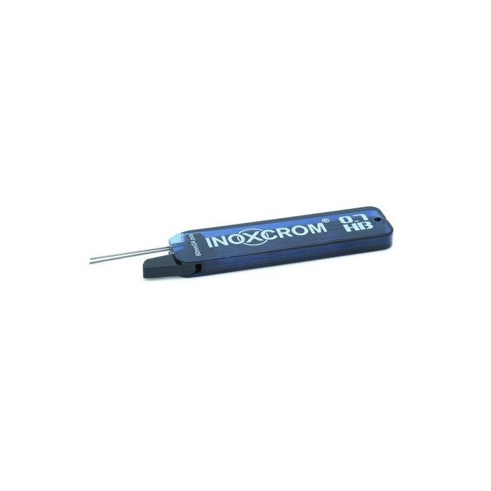 Inoxcrom Minas De Grafito Hb 0.7 mm Estuche 24 Ud - Líneas Finas Compatibles con Portaminas