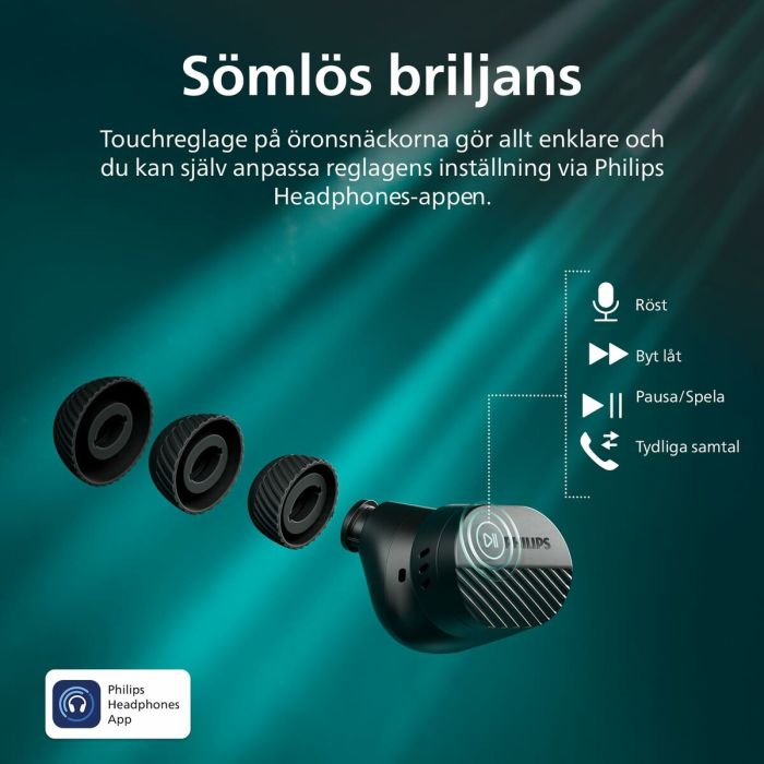 Auriculares Philips TAT5000BK/00 Negro 2 Auriculares Philips TAT5000BK/00 Negro 2